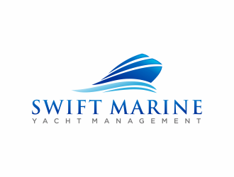 Swift Marine Yacht Management logo design by hidro