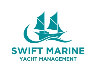 Swift Marine Yacht Management logo design by cikiyunn