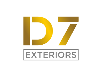 D7 Exteriors logo design by savana