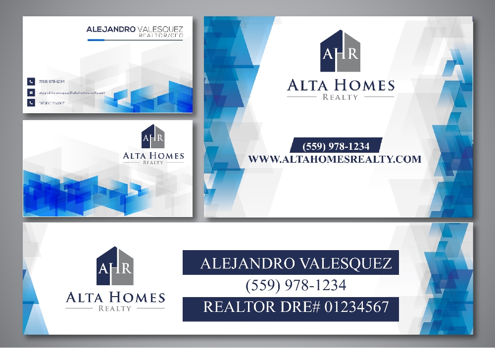 Alta Homes Realty logo design by fawadyk