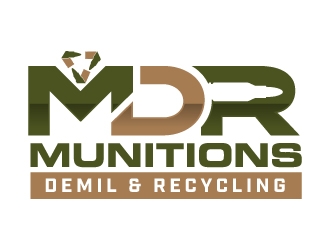 Munitions Demil & Recycling  - DBA MDR logo design by jaize