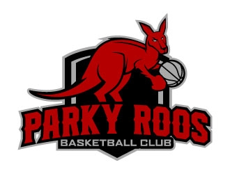 Parkerville Kangaroos Basketball Club logo design by daywalker
