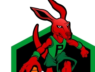 Parkerville Kangaroos Basketball Club logo design by xteel