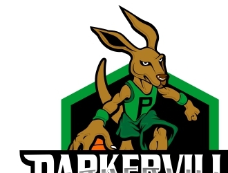 Parkerville Kangaroos Basketball Club logo design by xteel