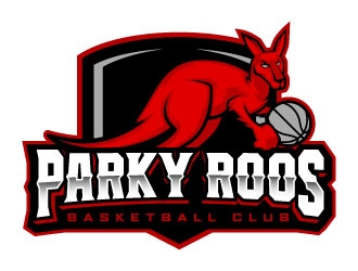 Parkerville Kangaroos Basketball Club logo design by daywalker