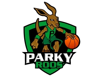 Parkerville Kangaroos Basketball Club logo design by xteel