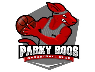 Parkerville Kangaroos Basketball Club logo design by DesignPal