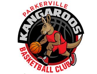 Parkerville Kangaroos Basketball Club logo design by THOR_
