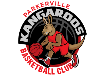 Parkerville Kangaroos Basketball Club logo design by THOR_