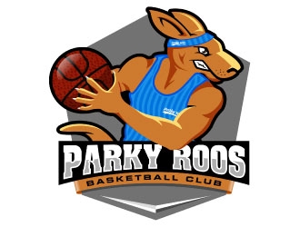 Parkerville Kangaroos Basketball Club logo design by DesignPal