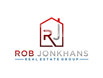 Rob Jonkhans Real Estate Group logo design by bricton