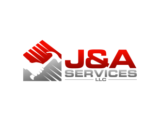 J&A Services logo design by Dakon