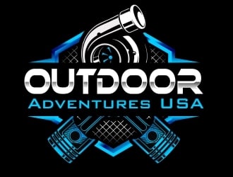 Outdoor Adventures USA logo design by xteel