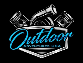 Outdoor Adventures USA logo design by xteel
