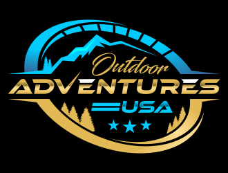 Outdoor Adventures USA logo design by IrvanB
