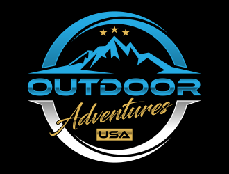 Outdoor Adventures USA logo design by IrvanB