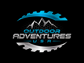 Outdoor Adventures USA logo design by pencilhand
