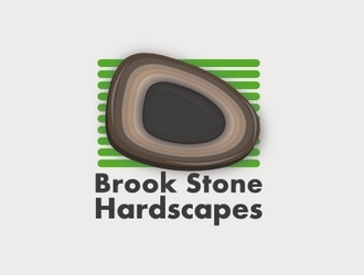 Brook Stone Hardscapes logo design by GologoFR