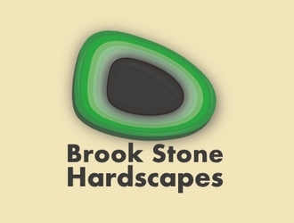 Brook Stone Hardscapes logo design by GologoFR