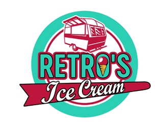 Retros Ice Cream logo design by ingepro