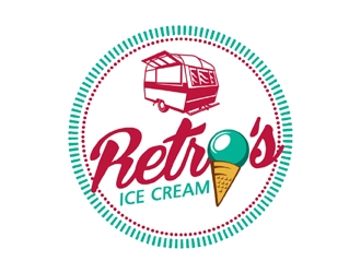 Retros Ice Cream logo design by ingepro