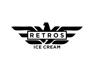 Retros Ice Cream logo design by akhi