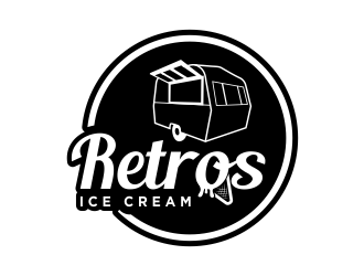 Retros Ice Cream logo design by done