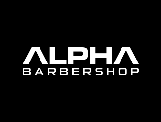 Alpha Barbershop logo design by lexipej