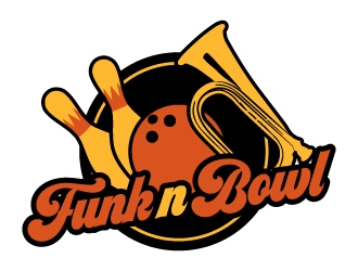 Funk n Bowl logo design by karjen