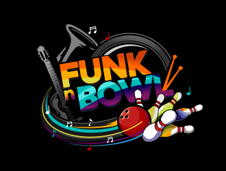 Funk n Bowl logo design by veron
