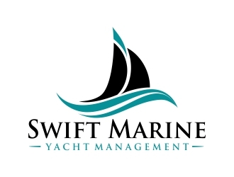 Swift Marine Yacht Management logo design by ruki