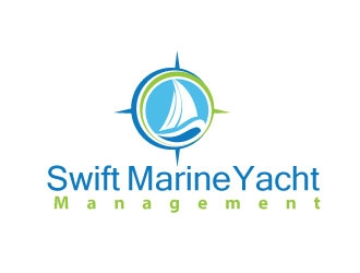 Swift Marine Yacht Management logo design by Webphixo