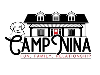 Camp Nina logo design by DreamLogoDesign