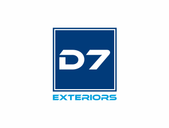 D7 Exteriors logo design by ammad