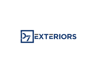 D7 Exteriors logo design by kanal