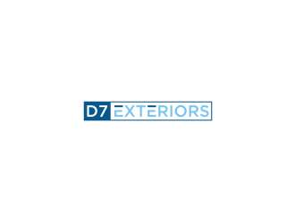 D7 Exteriors logo design by vostre