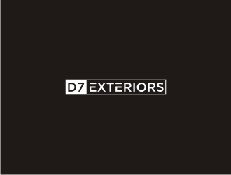 D7 Exteriors logo design by vostre
