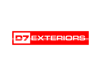 D7 Exteriors logo design by qqdesigns