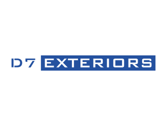 D7 Exteriors logo design by qqdesigns