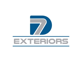 D7 Exteriors logo design by cikiyunn
