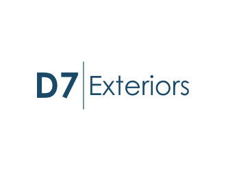 D7 Exteriors logo design by giphone