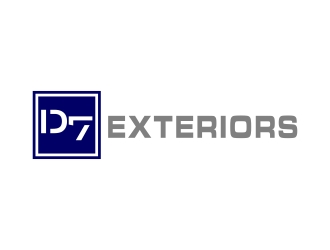 D7 Exteriors logo design by xteel
