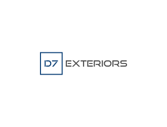 D7 Exteriors logo design by RIANW