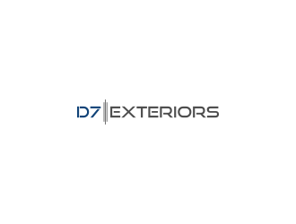 D7 Exteriors logo design by RIANW