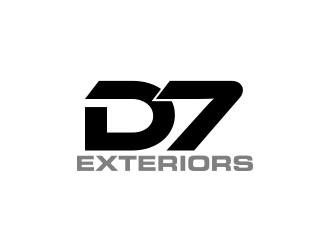 D7 Exteriors logo design by Inlogoz