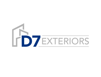 D7 Exteriors logo design by ingepro
