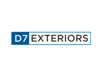 D7 Exteriors logo design by BintangDesign