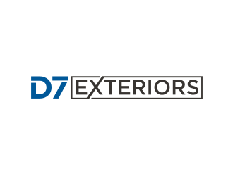 D7 Exteriors logo design by BintangDesign