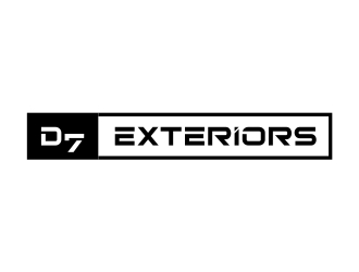 D7 Exteriors logo design by aura