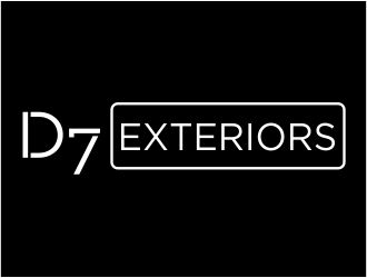 D7 Exteriors logo design by 48art